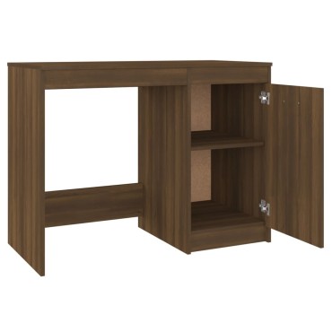 vidaXL Γραφείο Καφέ Δρυς 100x50x76cm από Επεξεργασμένο Ξύλο 1 τεμ.