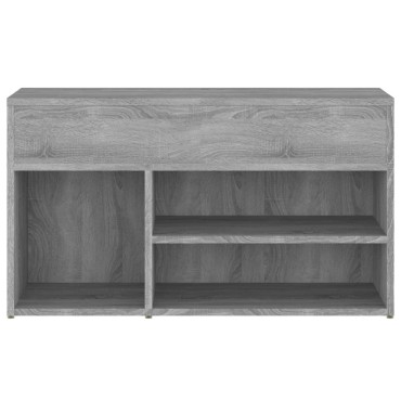 vidaXL Παπουτσοθήκη Γκρι Sonoma 80x30x45cm από Επεξεργασμένο Ξύλο