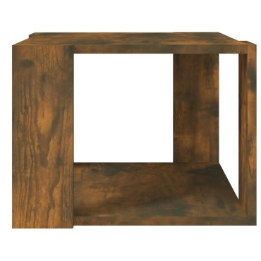 vidaXL Τραπεζάκι Σαλονιού Καπνιστή Δρυς 40x40x30cm Επεξεργασμένο Ξύλο 1 τεμ.