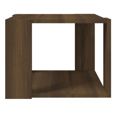 vidaXL Τραπεζάκι Σαλονιού Καφέ Δρυς 40x40x30cm Επεξεργασμένο Ξύλο 1 τεμ.