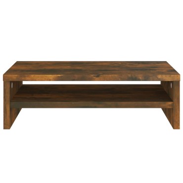 vidaXL Βάση Οθόνης Καπνιστή Δρυς 42x24x13cm από Επεξεργασμένο Ξύλο
