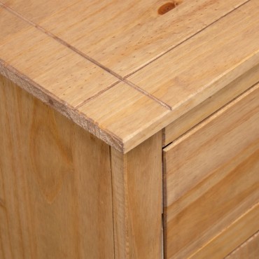 vidaXL Μπουφές 93x40x80cm από Μασίφ Ξύλο Πεύκου Σειρά Panama 1 τεμ.