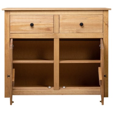 vidaXL Μπουφές 93x40x80cm από Μασίφ Ξύλο Πεύκου Σειρά Panama 1 τεμ.