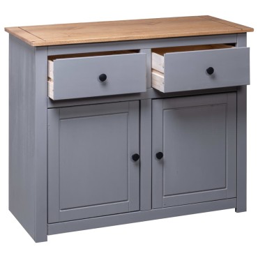 vidaXL Μπουφές 93x40x80cm από Μασίφ Ξύλο Πεύκου Σειρά Panama 1 τεμ.