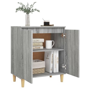 vidaXL Ντουλάπι Γκρι Sonoma 60x35x70cm από Επεξεργασμένο Ξύλο 1 τεμ.