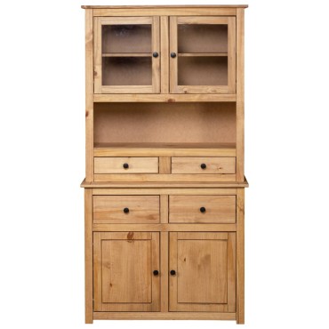 vidaXL Μπουφές 93x40,5x180cm από Μασίφ Ξύλο Πεύκου Σειρά Panama 1 τεμ.