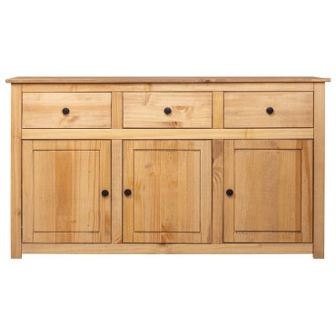 vidaXL Μπουφές 135x40x80cm από Μασίφ Ξύλο Πεύκου Σειρά Panama 1 τεμ.