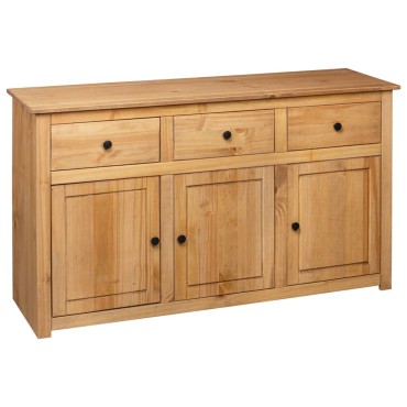 vidaXL Μπουφές 135x40x80cm από Μασίφ Ξύλο Πεύκου Σειρά Panama 1 τεμ.