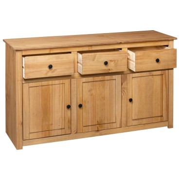 vidaXL Μπουφές 135x40x80cm από Μασίφ Ξύλο Πεύκου Σειρά Panama 1 τεμ.