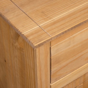 vidaXL Μπουφές 135x40x80cm από Μασίφ Ξύλο Πεύκου Σειρά Panama 1 τεμ.