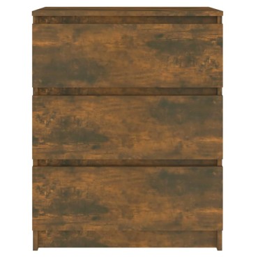 vidaXL Συρταριέρα Καπνιστή Δρυς 60x35x76cm Επεξεργασμένο Ξύλο 1 τεμ.
