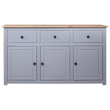 vidaXL Μπουφές 135x40x80cm από Μασίφ Ξύλο Πεύκου Σειρά Panama 1 τεμ.