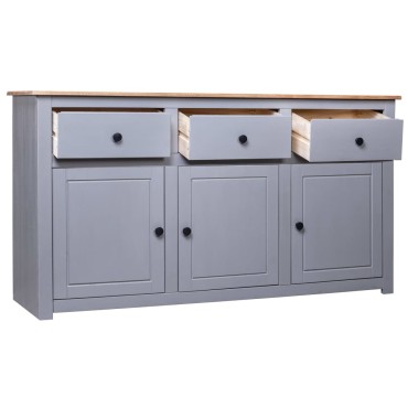 vidaXL Μπουφές 135x40x80cm από Μασίφ Ξύλο Πεύκου Σειρά Panama 1 τεμ.