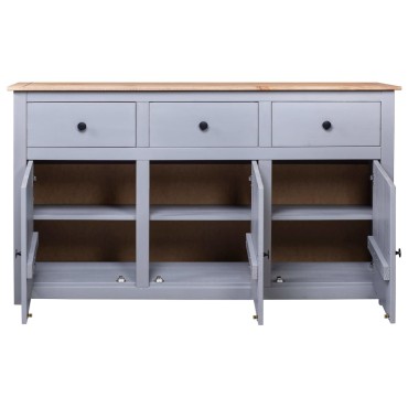 vidaXL Μπουφές 135x40x80cm από Μασίφ Ξύλο Πεύκου Σειρά Panama 1 τεμ.
