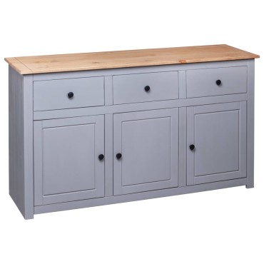 vidaXL Μπουφές 135x40x80cm από Μασίφ Ξύλο Πεύκου Σειρά Panama 1 τεμ.