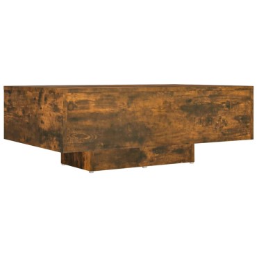 vidaXL Τραπεζάκι Σαλονιού Καπνιστή Δρυς 85x55x31cm Επεξεργασμένο Ξύλο 1 τεμ.