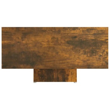 vidaXL Τραπεζάκι Σαλονιού Καπνιστή Δρυς 85x55x31cm Επεξεργασμένο Ξύλο 1 τεμ.