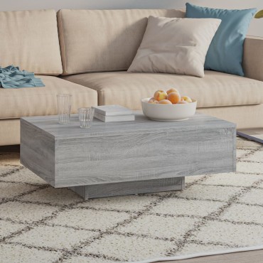 vidaXL Τραπεζάκι Σαλονιού Γκρι Sonoma 85x55x31cm Επεξεργασμένο Ξύλο 1 τεμ.