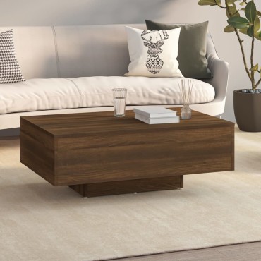 vidaXL Τραπεζάκι Σαλονιού Καφέ Δρυς 85x55x31cm Επεξεργασμένο Ξύλο 1 τεμ.