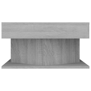 vidaXL Τραπεζάκι Σαλονιού Γκρι Sonoma 57x57x30cm Επεξεργασμένο Ξύλο 1 τεμ.