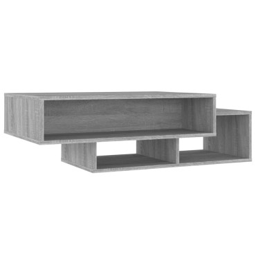 vidaXL Τραπεζάκι Σαλονιού Γκρι Sonoma 105x55x32cm Επεξεργασμένο Ξύλο 1 τεμ.