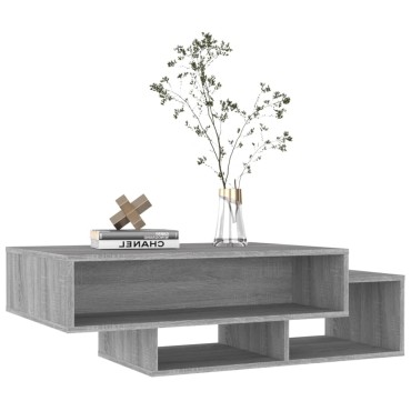 vidaXL Τραπεζάκι Σαλονιού Γκρι Sonoma 105x55x32cm Επεξεργασμένο Ξύλο 1 τεμ.