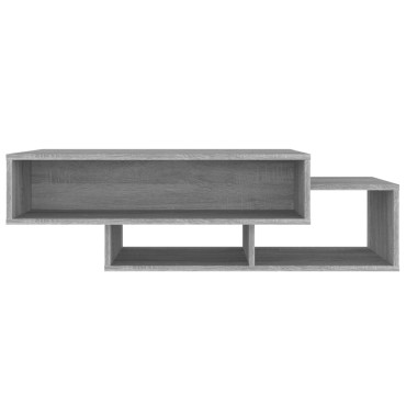 vidaXL Τραπεζάκι Σαλονιού Γκρι Sonoma 105x55x32cm Επεξεργασμένο Ξύλο 1 τεμ.