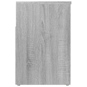 vidaXL Παπουτσοθήκη Γκρι Sonoma 60x30x45cm από Επεξεργασμένο Ξύλο