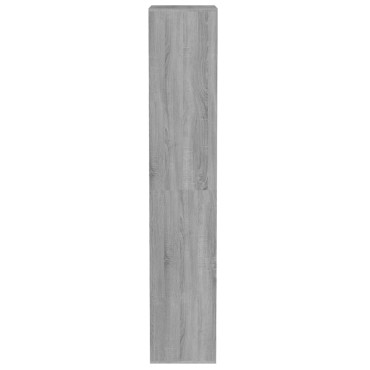 vidaXL Παπουτσοθήκη Γκρι Sonoma 54x34x183cm Επεξεργασμένο Ξύλο