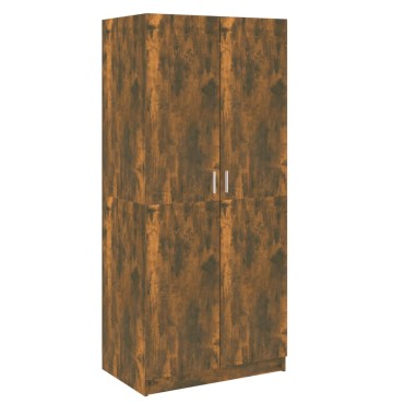 vidaXL Ντουλάπα Καπνιστή Δρυς 80x52x180cm από Επεξεργασμένο Ξύλο 1 τεμ.
