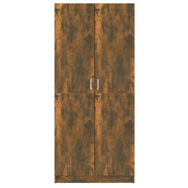 vidaXL Ντουλάπα Καπνιστή Δρυς 80x52x180cm από Επεξεργασμένο Ξύλο 1 τεμ.
