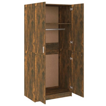 vidaXL Ντουλάπα Καπνιστή Δρυς 80x52x180cm από Επεξεργασμένο Ξύλο 1 τεμ.