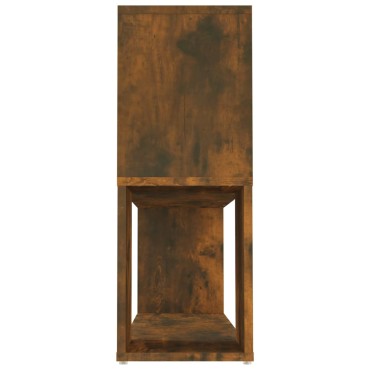 vidaXL Βιβλιοθήκη Καπνιστή Δρυς 100x24x63cm από Επεξεργασμένο Ξύλο 1 τεμ.