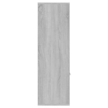 vidaXL Βιβλιοθήκη Γκρι Sonoma 98x30x98cm 1 τεμ.