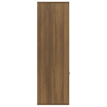 vidaXL Βιβλιοθήκη Καφέ Δρυς 98x30x98cm 1 τεμ.