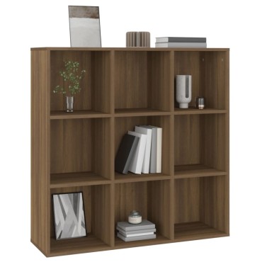 vidaXL Βιβλιοθήκη Καφέ Δρυς 98x29x97,5cm 1 τεμ.