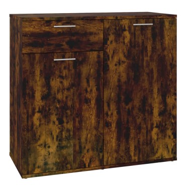 vidaXL Ντουλάπι Καπνιστή Δρυς 80x36x75cm Επεξεργασμένο Ξύλο 1 τεμ.