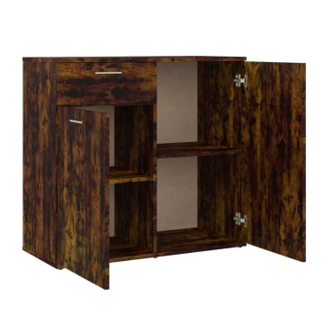 vidaXL Ντουλάπι Καπνιστή Δρυς 80x36x75cm Επεξεργασμένο Ξύλο 1 τεμ.