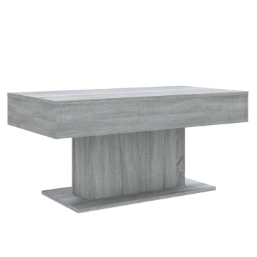 vidaXL Τραπεζάκι Σαλονιού Γκρι Sonoma 96x50x45cm Επεξεργασμένο Ξύλο 1 τεμ.