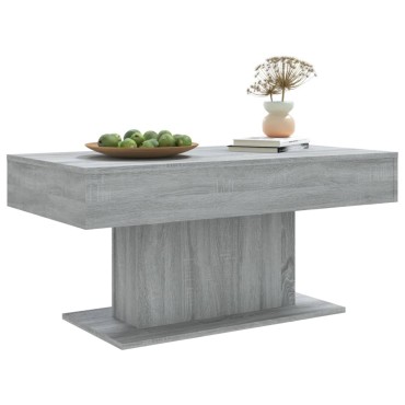 vidaXL Τραπεζάκι Σαλονιού Γκρι Sonoma 96x50x45cm Επεξεργασμένο Ξύλο 1 τεμ.