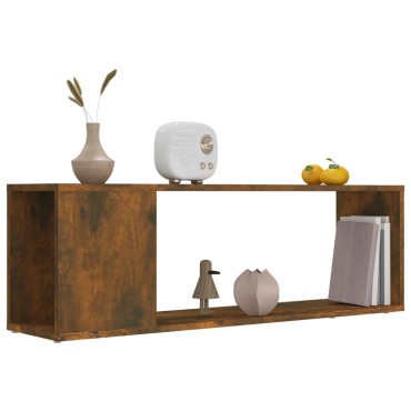 vidaXL Έπιπλο Τηλεόρασης Καπνιστή Δρυς 100x24x32cm από Επεξεργ. Ξύλο
