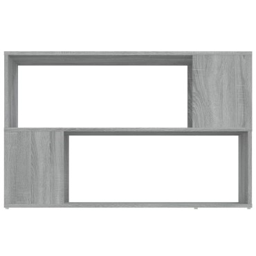 vidaXL Βιβλιοθήκη Γκρι Sonoma 100x24x63cm από Επεξεργασμένο Ξύλο 1 τεμ.