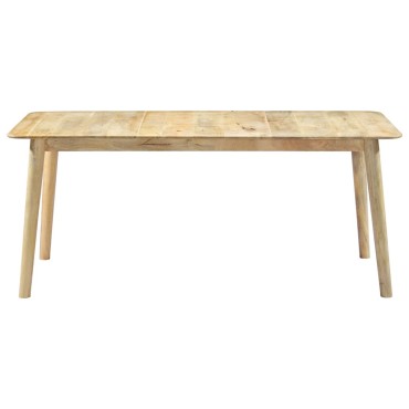 vidaXL Τραπεζαρία 180x90x76cm από Μασίφ Ξύλο Μάνγκο 1 τεμ.