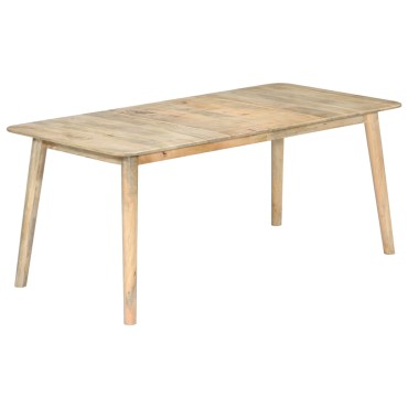 vidaXL Τραπεζαρία 180x90x76cm από Μασίφ Ξύλο Μάνγκο 1 τεμ.