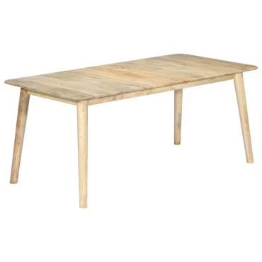 vidaXL Τραπεζαρία 180x90x76cm από Μασίφ Ξύλο Μάνγκο 1 τεμ.