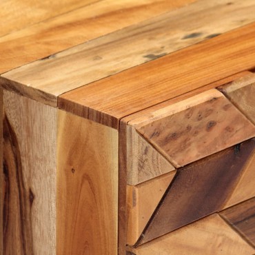 vidaXL Κομοδίνο 40x30x50cm από Μασίφ Ανακυκλωμένο Ξύλο 1 τεμ.