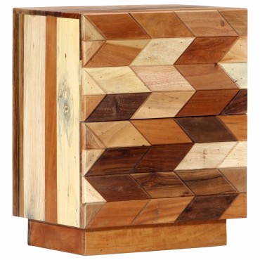vidaXL Κομοδίνο 40x30x50cm από Μασίφ Ανακυκλωμένο Ξύλο 1 τεμ.