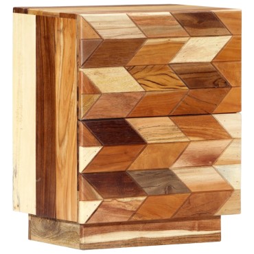 vidaXL Κομοδίνο 40x30x50cm από Μασίφ Ανακυκλωμένο Ξύλο 1 τεμ.