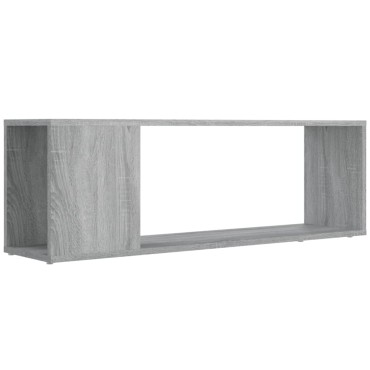 vidaXL Έπιπλο Τηλεόρασης Γκρι Sonoma 100x24x32cm Επεξεργασμένο Ξύλο