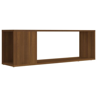 vidaXL Έπιπλο Τηλεόρασης Καφέ Δρυς 100x24x32cm Επεξεργασμένο Ξύλο